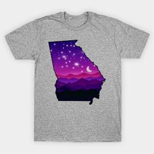 Georgia mountains at night T-Shirt